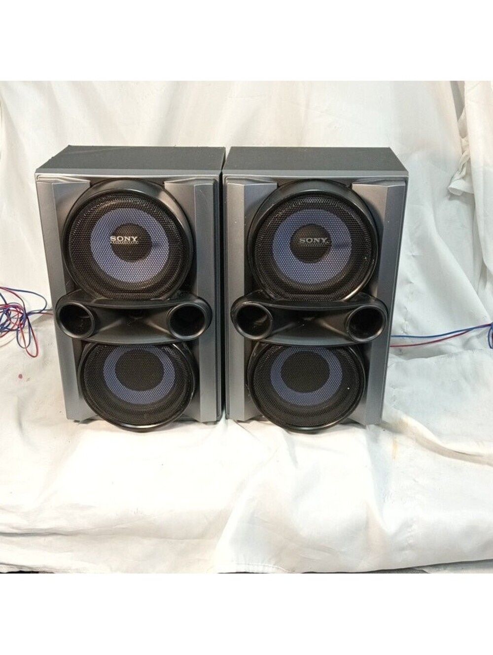 Sony SS-EC78 Bookshelf Speakers Pair 3-Way Dual Woofer Black